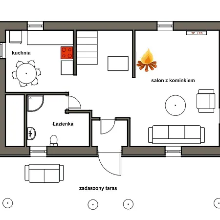 Mazurskie Siedlisko Langen Сasa de vacaciones *